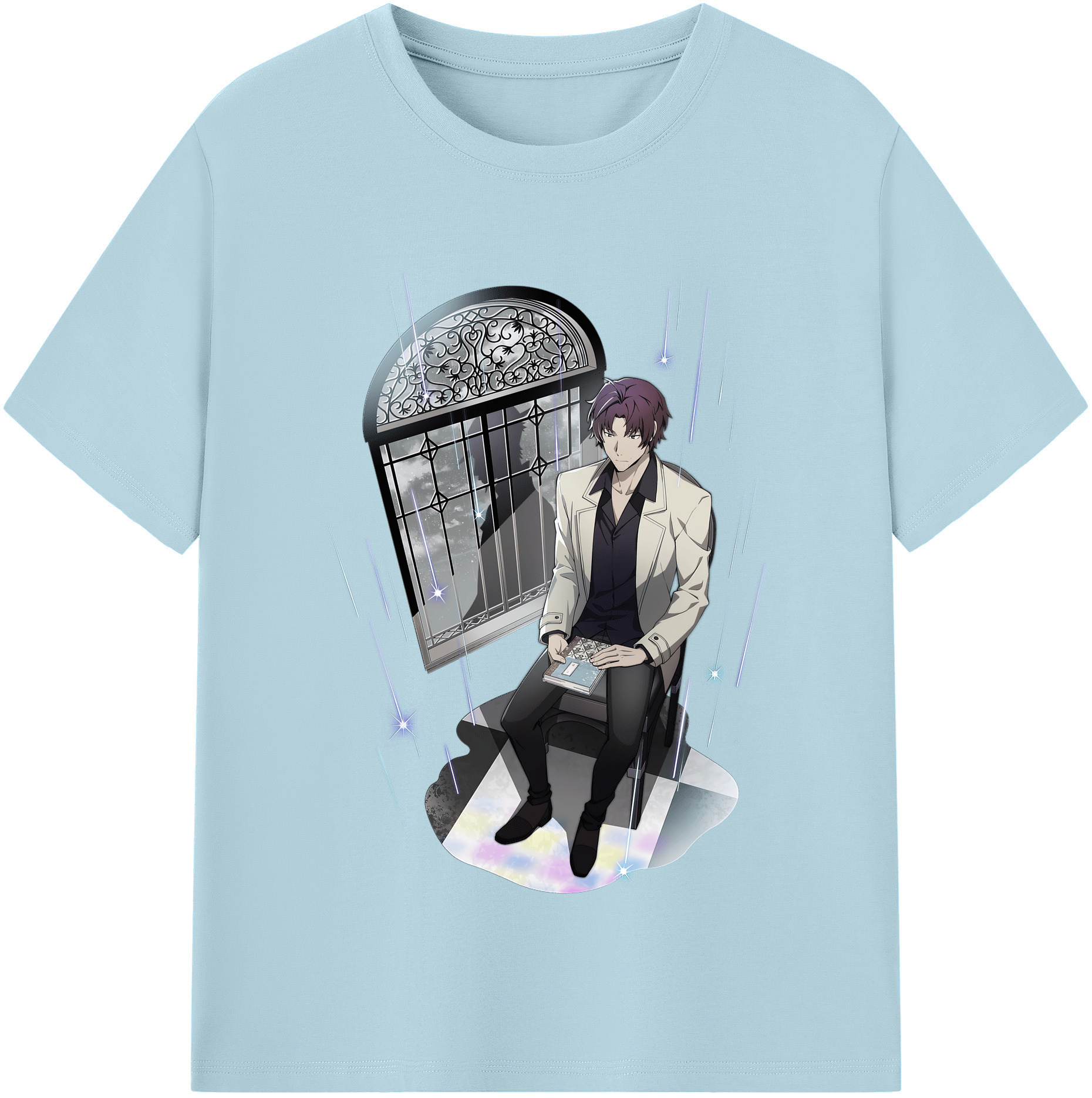 （画像用） 文豪ストレイドッグス Bungo Stray Dogs 綿100％半袖Tシャツ（フロントプリント）